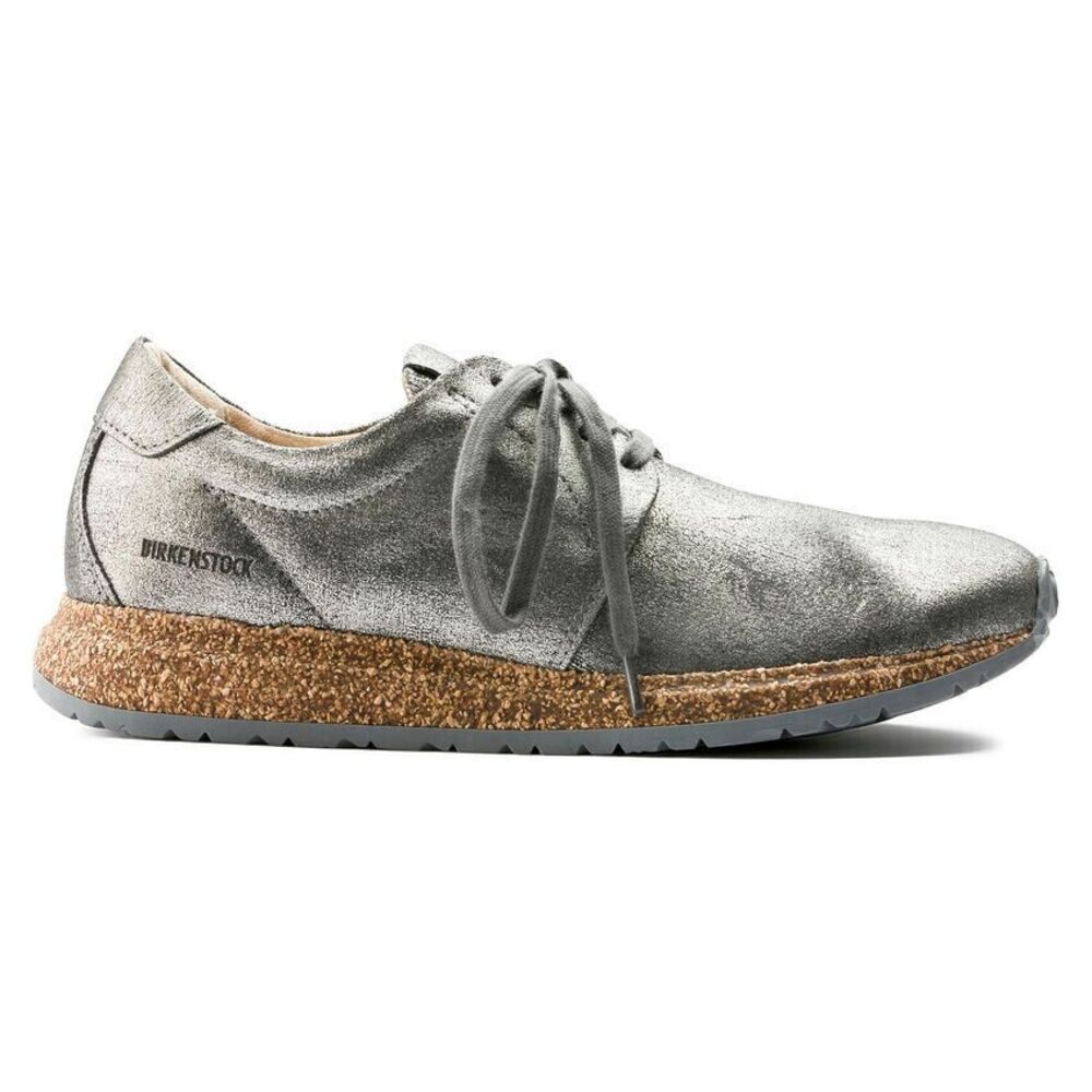 Birkenstock Wrigley Boost Cork Sole Sneakers Metallic Grey